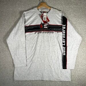 Vintage 2000s Dale Earnhardt nascar grey long sleeve tee shirt tshirt
